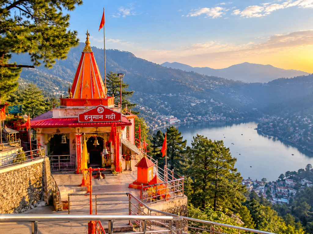 Hanuman Garhi temple above Nainital
